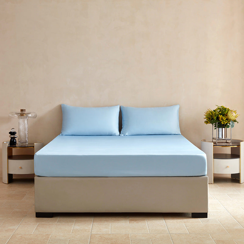 Bamboo Fiber Fitted Sheet and Duvet Cover Set