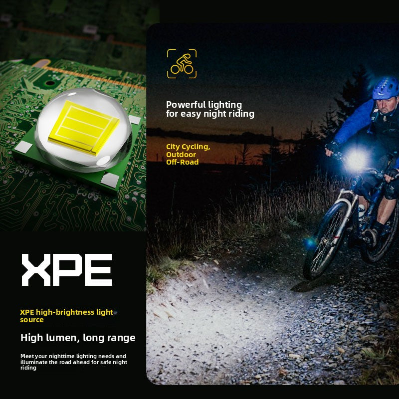 Solar Mountain Bike Light Night Riding