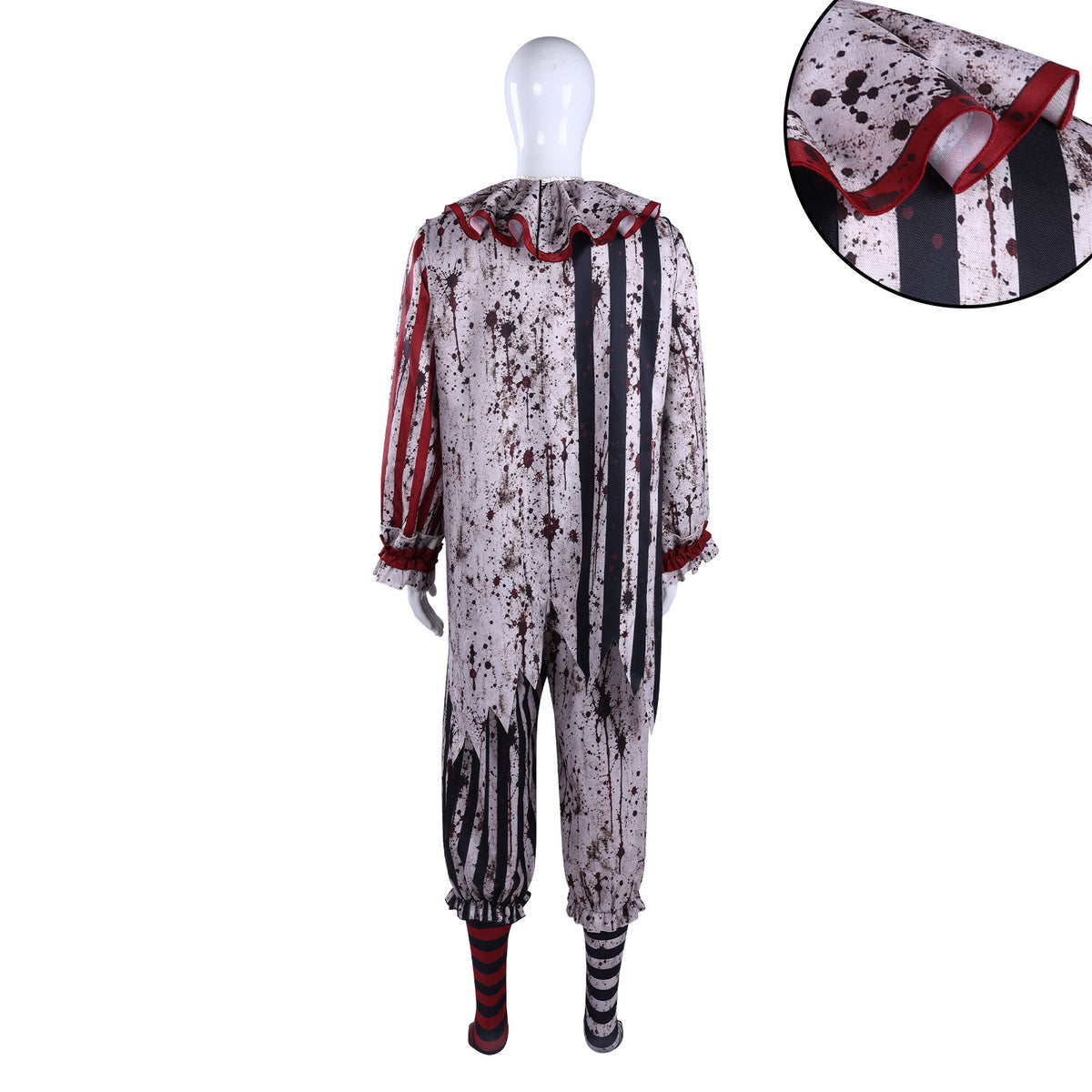 Dark Clown Cosplay Costume Halloween Outfit