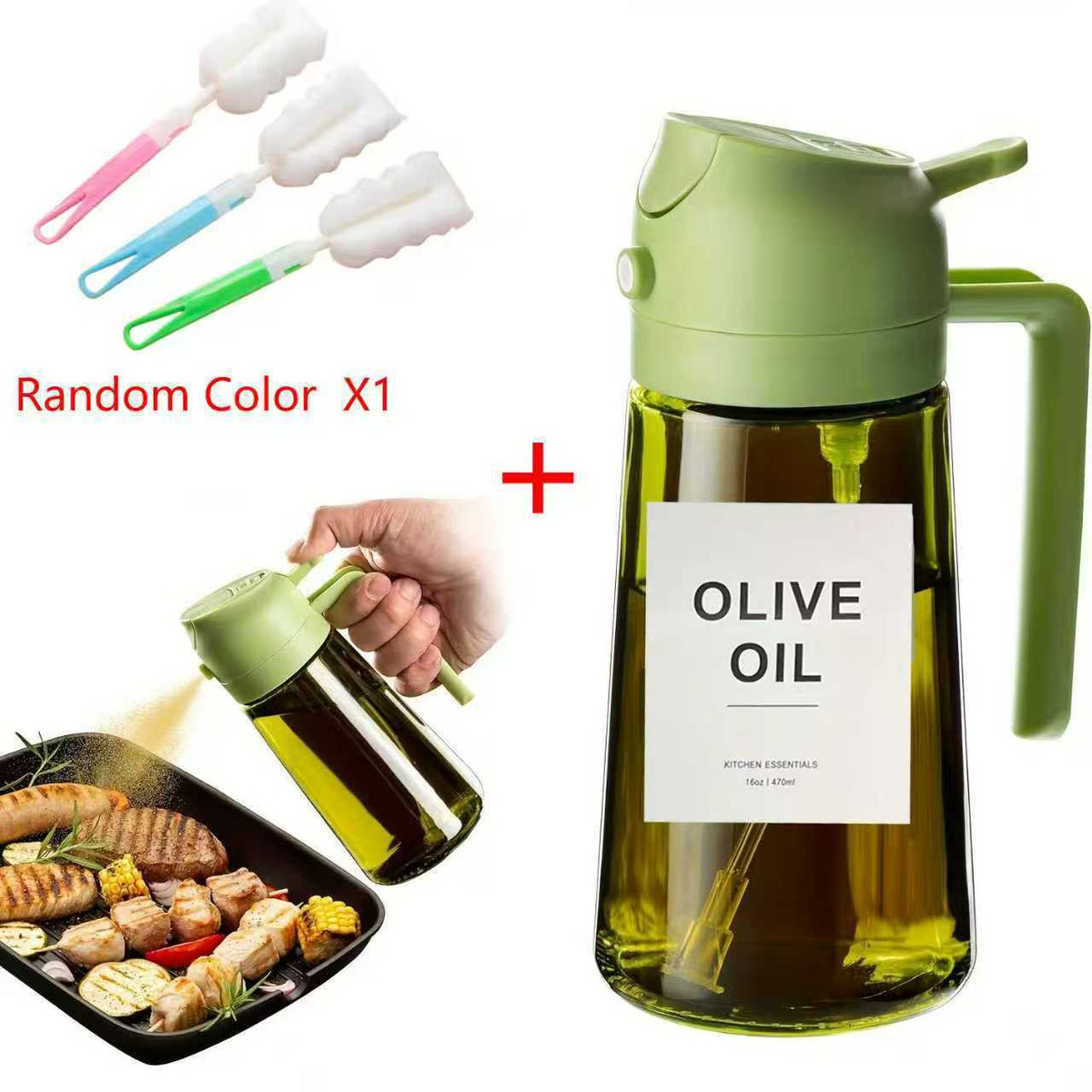 Dual-Function Oil Dispenser