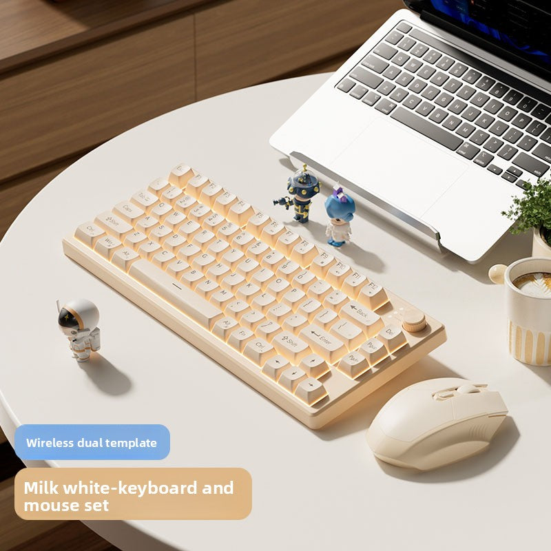 Mechanical Feel Silent Keyboard and Mouse Combo