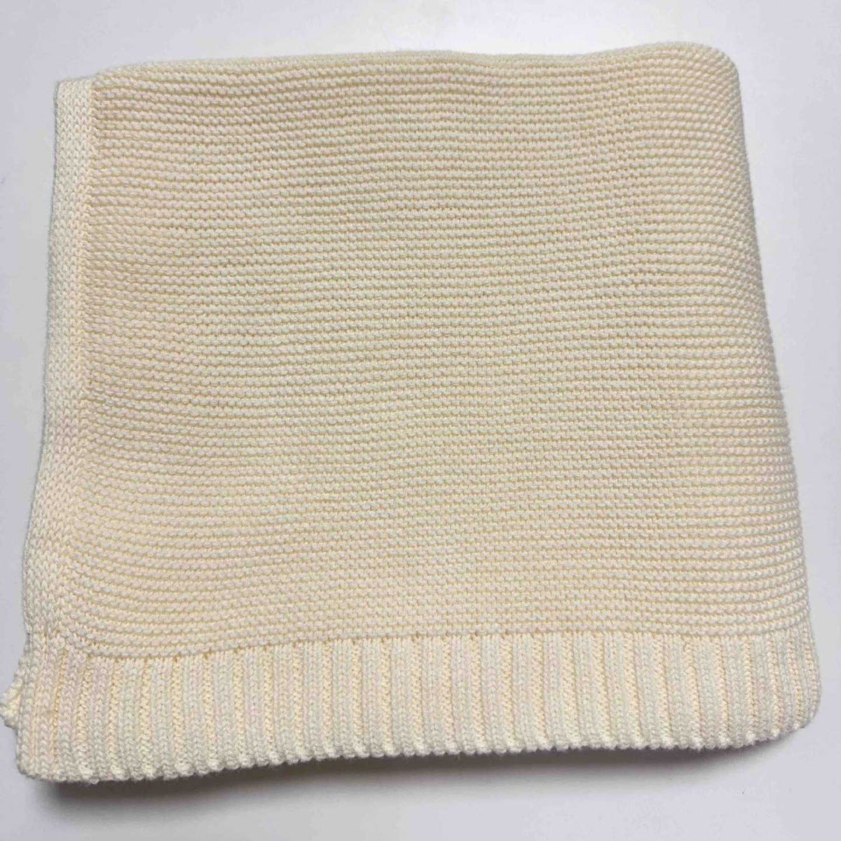 Pure Cotton Knitted Baby Stroller and Nap Blanket, Soft Sofa Throw