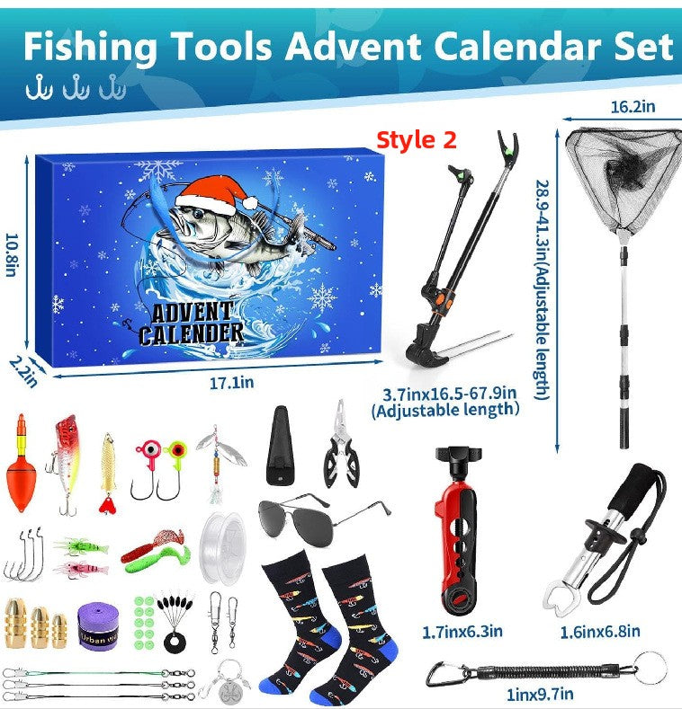 Fishing Advent Calendar Blind Box Toy Set
