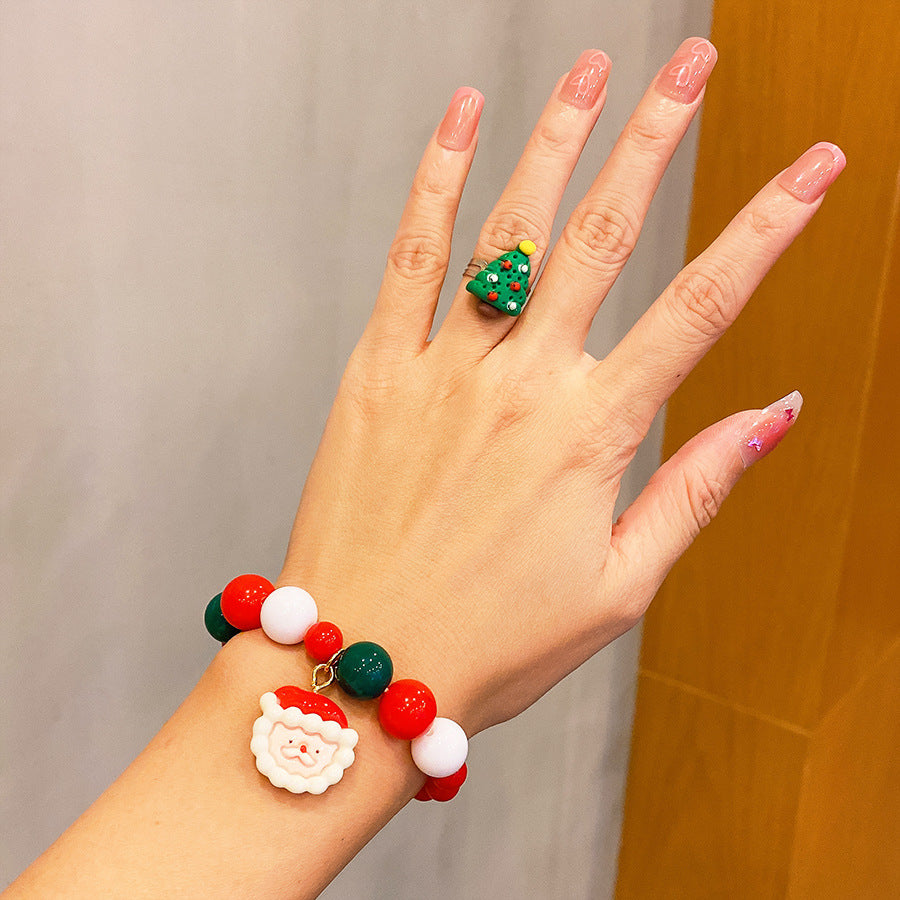 Christmas Themed Childrens Bracelet Set