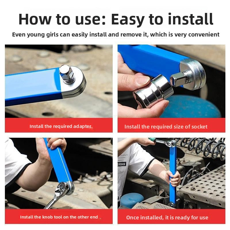 Extension Wrench Extended Adjustable Double