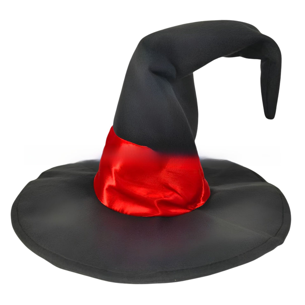 Velvet Witch Hat with Decorations for Halloween Party Costume Accessory