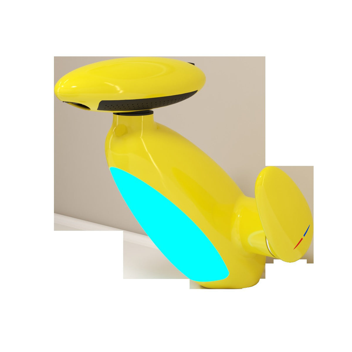 Penguin Pull-Out Faucet with Ambient Light for Bathroom Sink