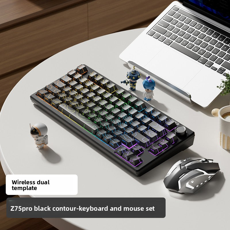 Mechanical Feel Silent Keyboard and Mouse Combo