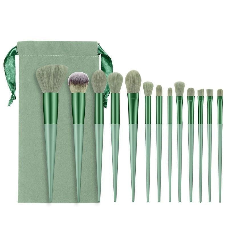 13-Piece Makeup Brush Set: Eyeshadow Brushes and Blush Brushes