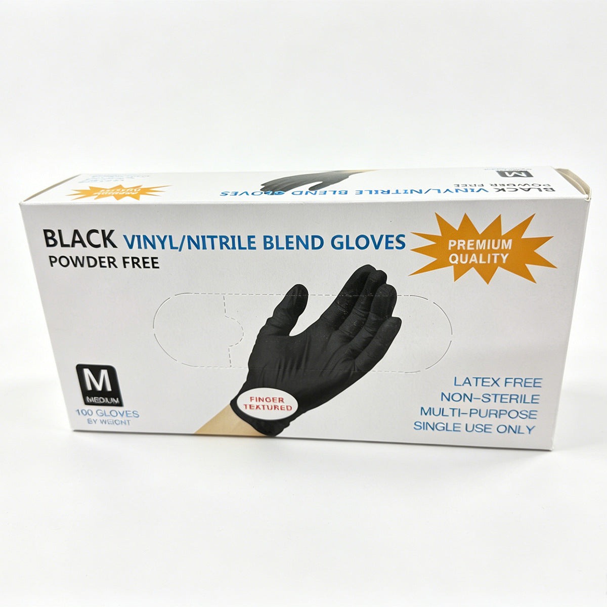 Disposable Black Nitrile Gloves