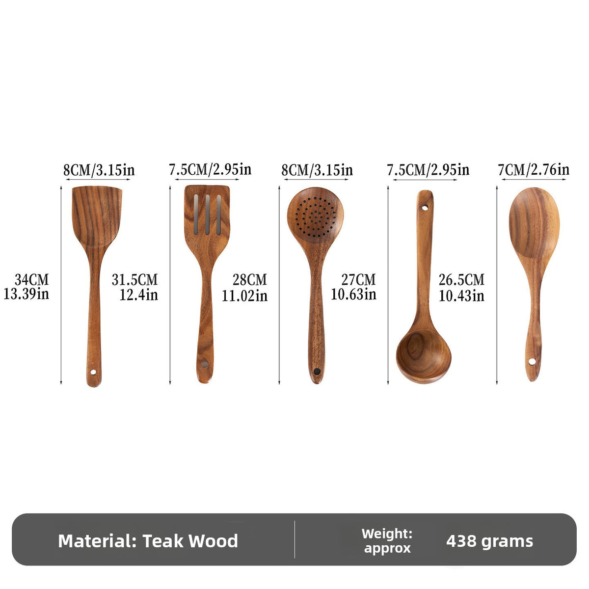Wooden Rice Ladle Spoon