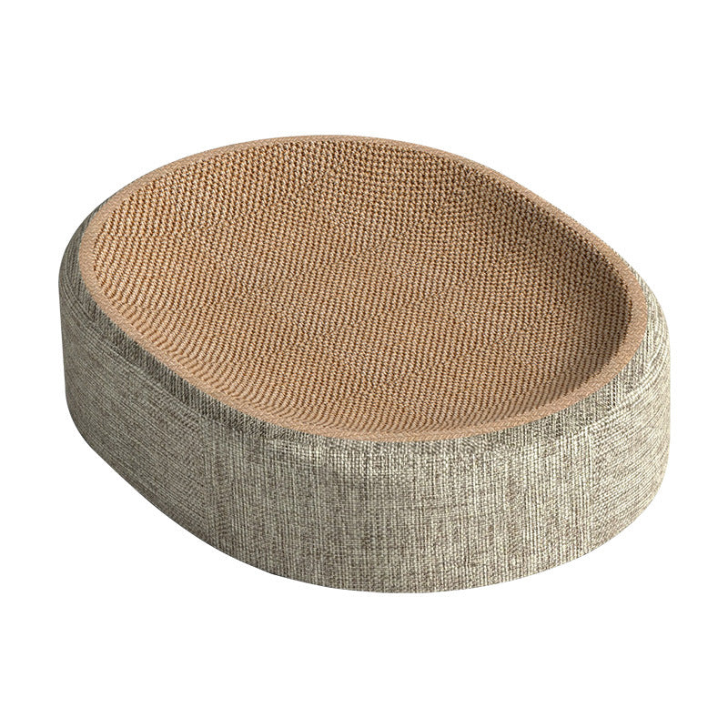 Durable Sisal Cat Scratch Board with Integrated Cat Nest
