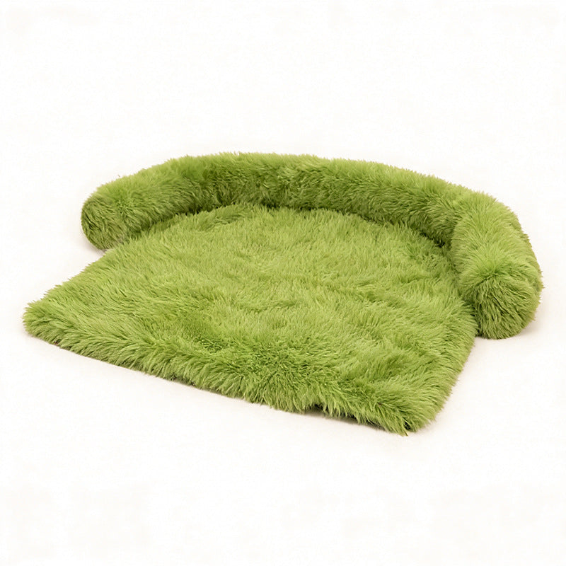 Fuzzy Pet Blanket Bed for Dogs and Cats
