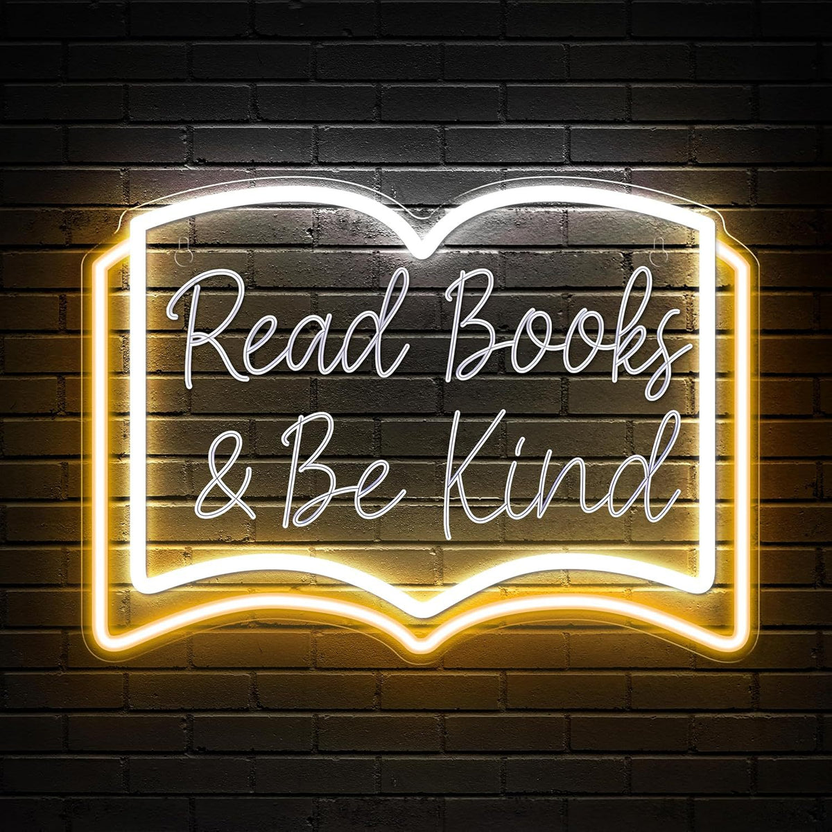 Dimmable LED Reading Neon Sign Wall Decor Light
