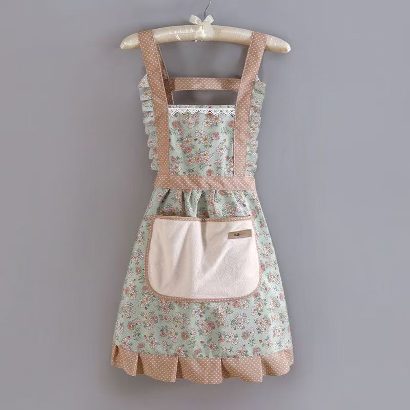 Lightweight Cotton Princess Apron for Women