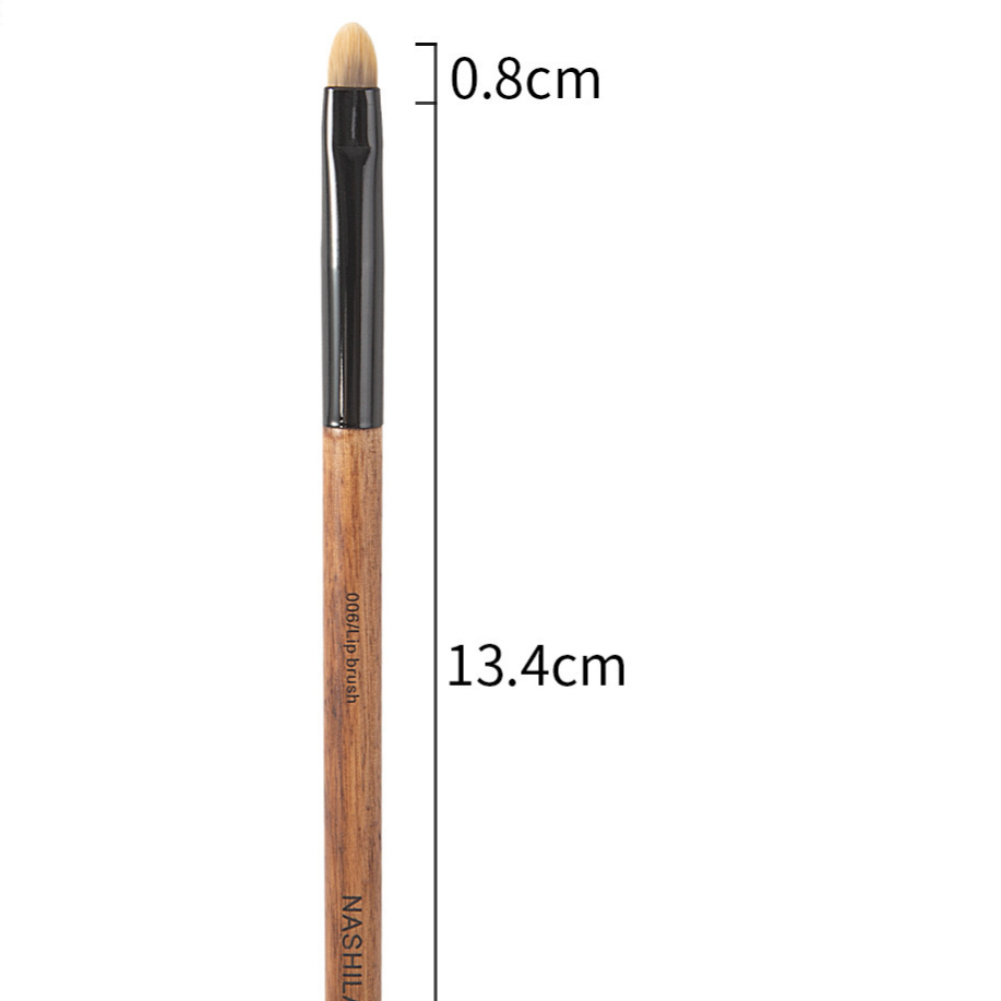 14-Piece Wooden Handle Makeup Brush Set