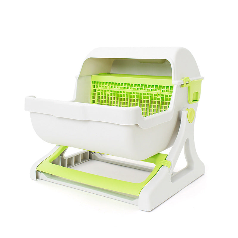 Semi-Automatic Cat Litter Box