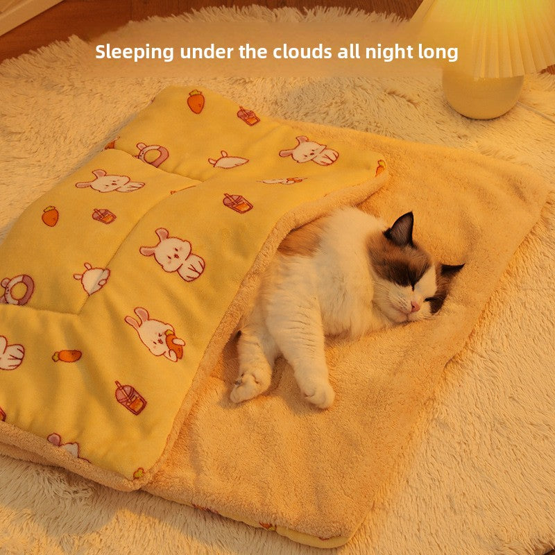 All-Season Soft Suede Pet Blanket with Cute Patterns