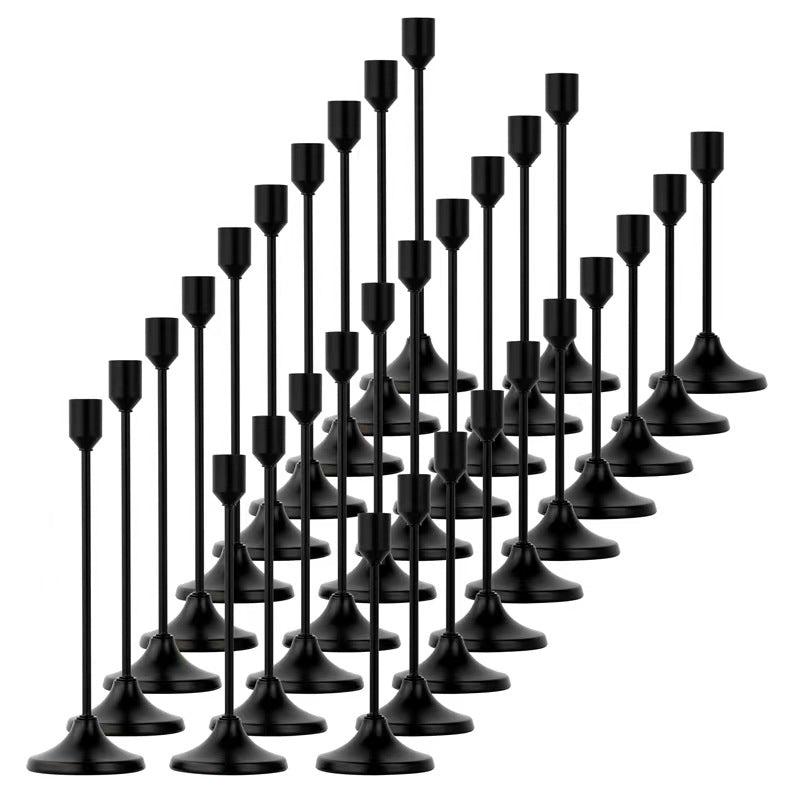 European-style metal candle holder