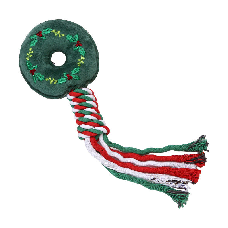 Christmas Plush Squeaky Dog Chew Toy