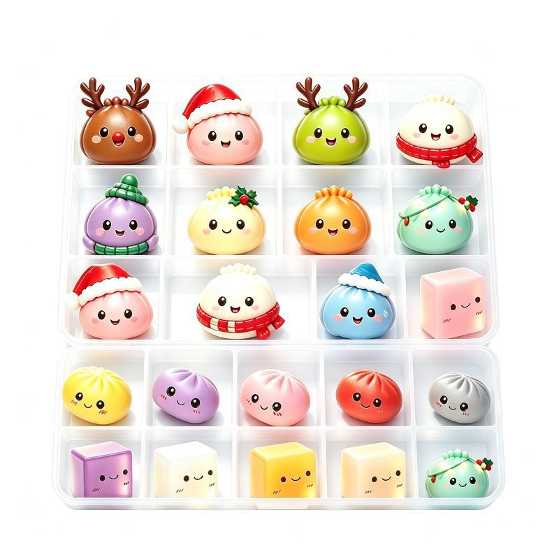 24-Pack Christmas Countdown Advent Calendar Squeeze Stress Relief Blind Box