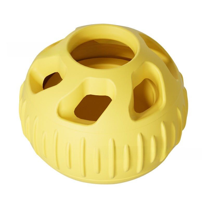 Pet Silicone Feeding Ball Food Dispensing Molar Chew Toy