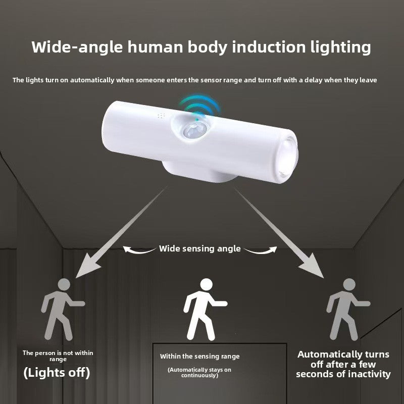 Sensor Night Light Magnetic Wall Lamp