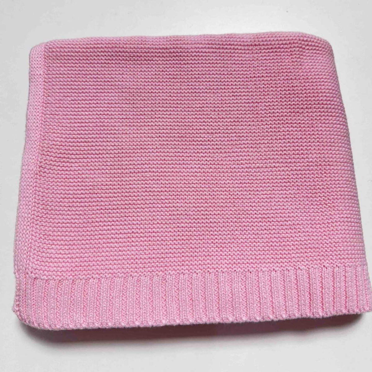 Pure Cotton Knitted Baby Stroller and Nap Blanket, Soft Sofa Throw