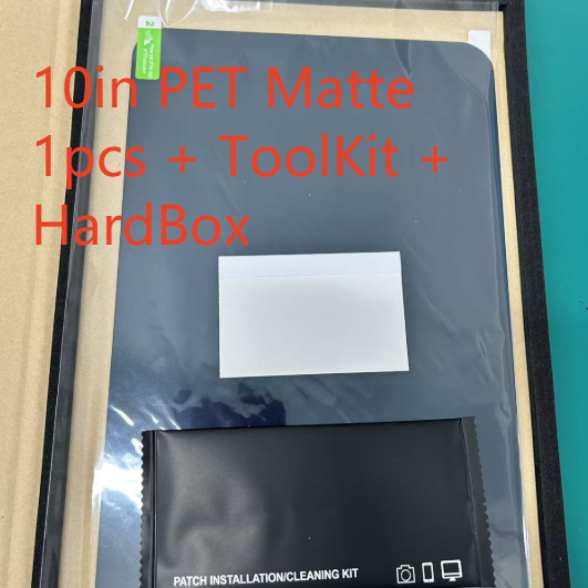 10 inch PET HD Clear Screen Protector Film Auto-Adsorption