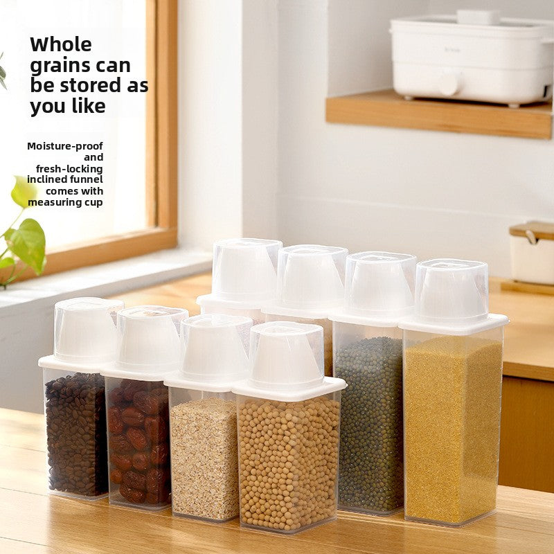 Rice Storage Bucket with Measuring Cup
