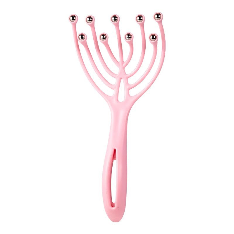 Nine-Claw Scalp Massager with Roller Balls