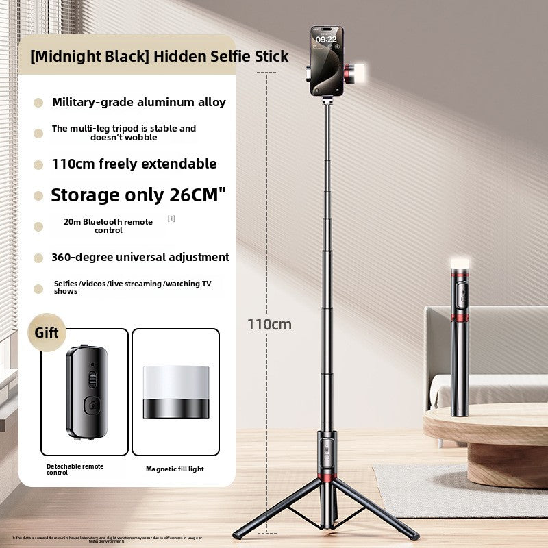 Telescopic Bluetooth Selfie Stick with Tripod Holder