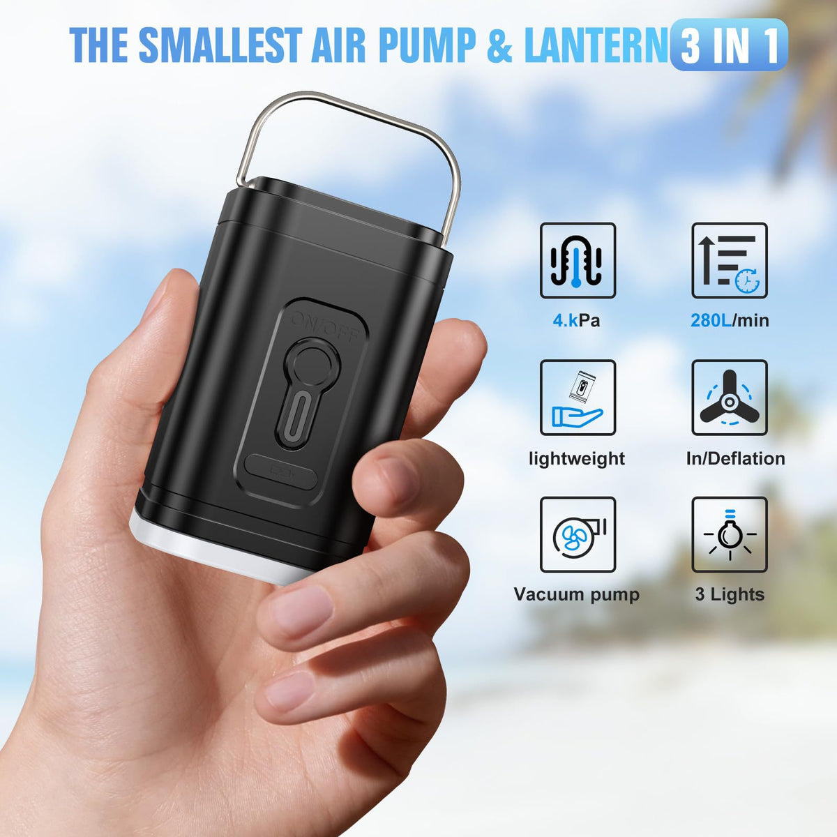 Portable Wireless Electric Air Pump
