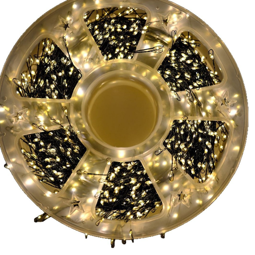 LED Christmas green string firecracker lights