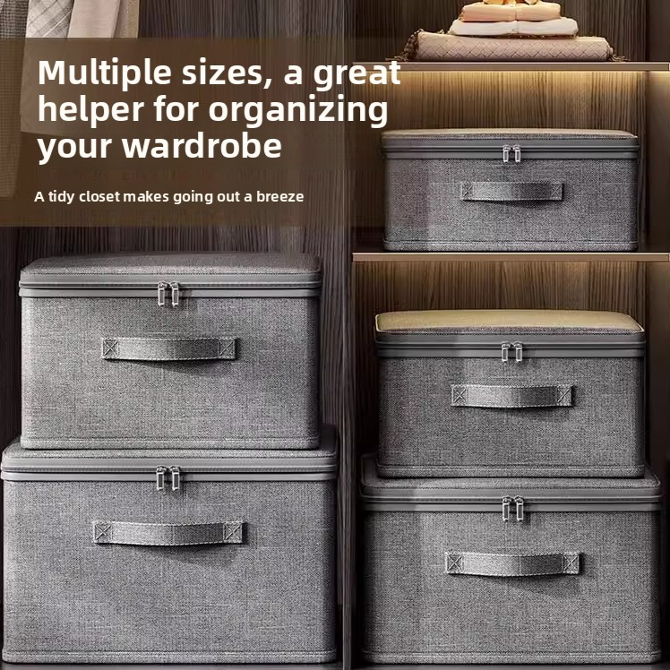 Household Flip-Top Four-Piece Storage Box