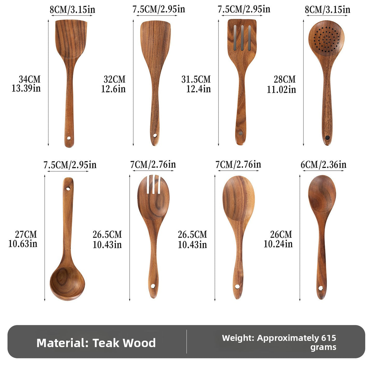 Wooden Rice Ladle Spoon