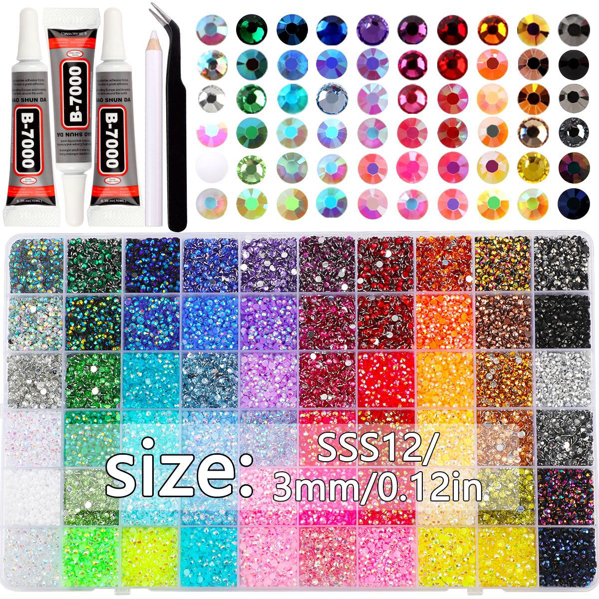 Resin Rhinestone Set