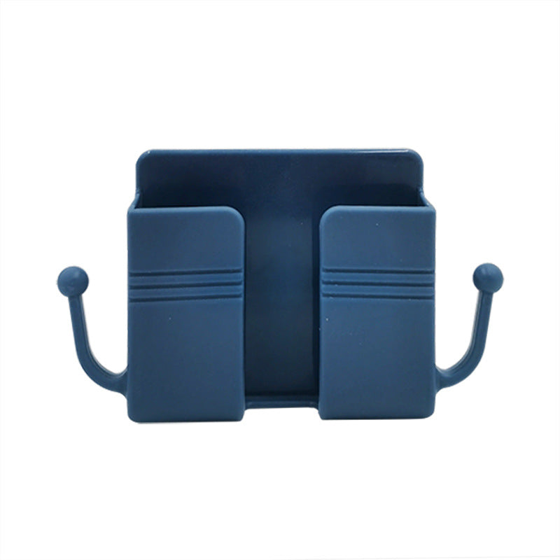 Wall-mounted adhesive no-drill phone holder