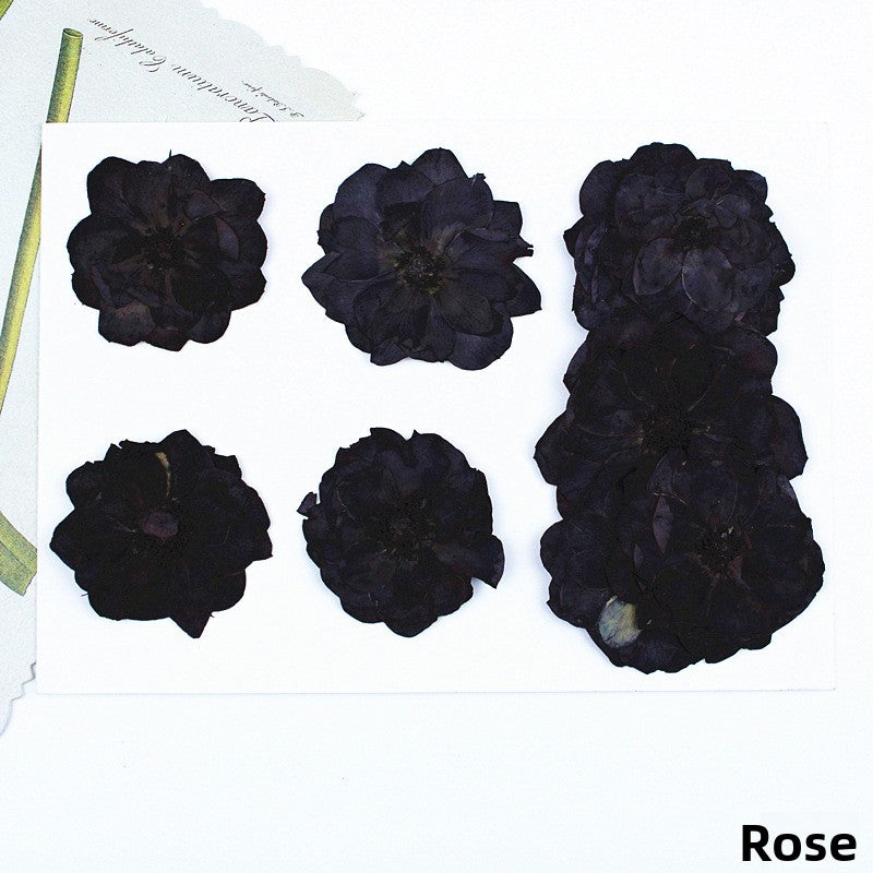 Black Dried Flowers DIY Craft Materials