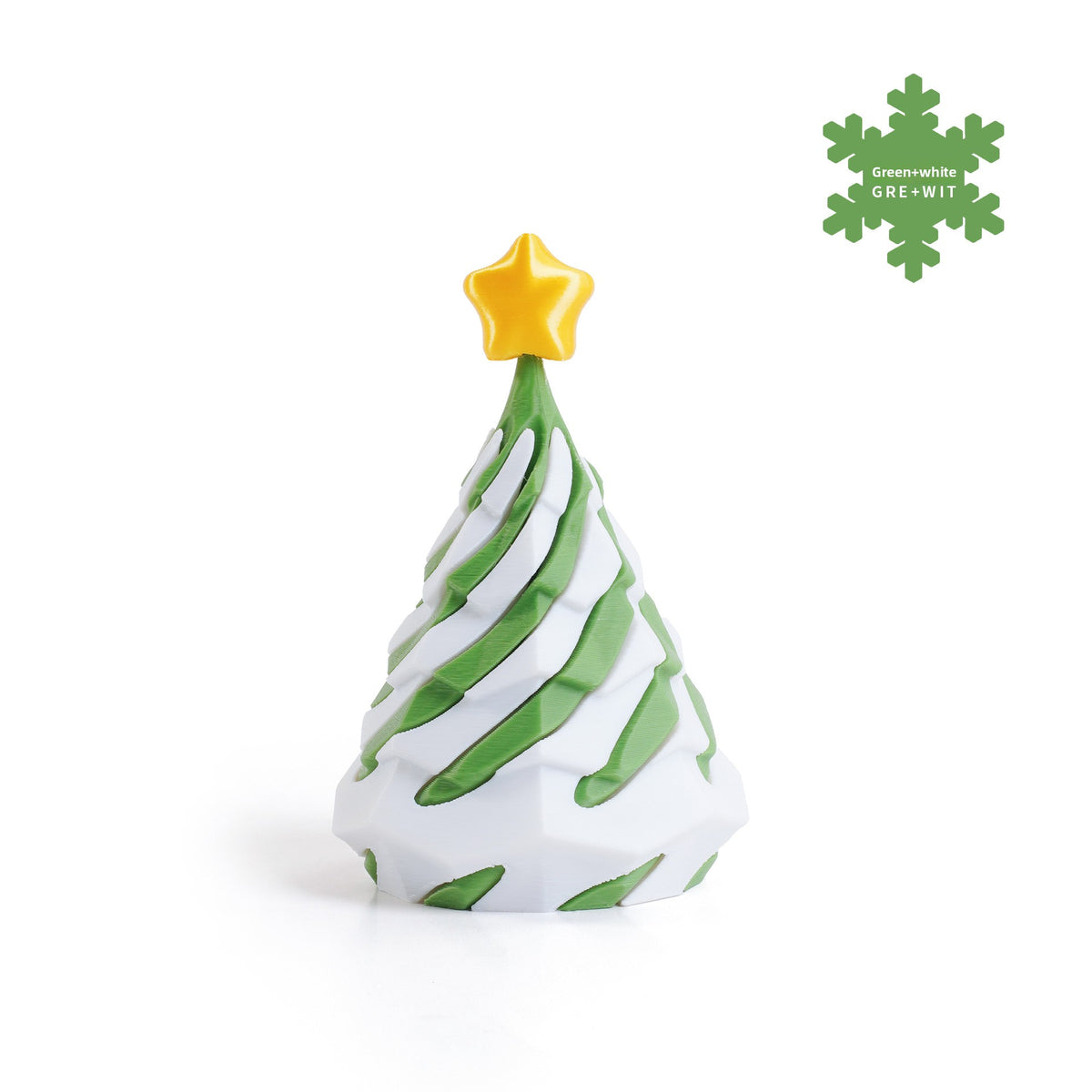 3D Printed Christmas Tree Push Pop Toy
