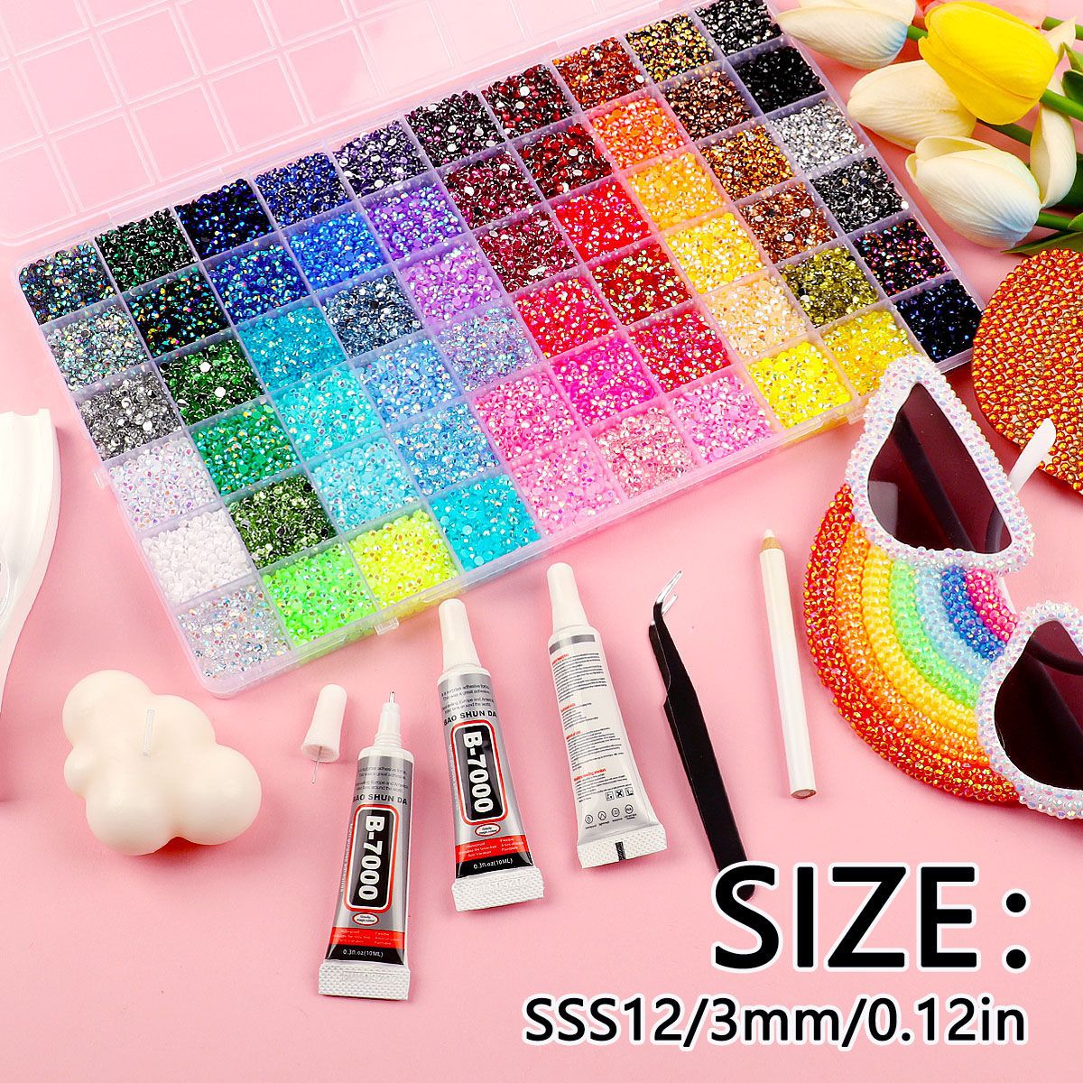 Resin Rhinestone Set