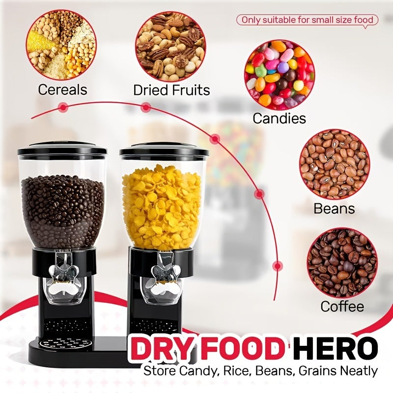Cereal Dispenser with Multiple Barrels