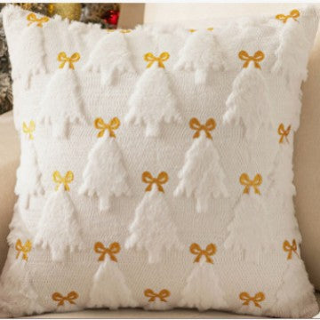 Christmas Themed Retro Cushion Cover