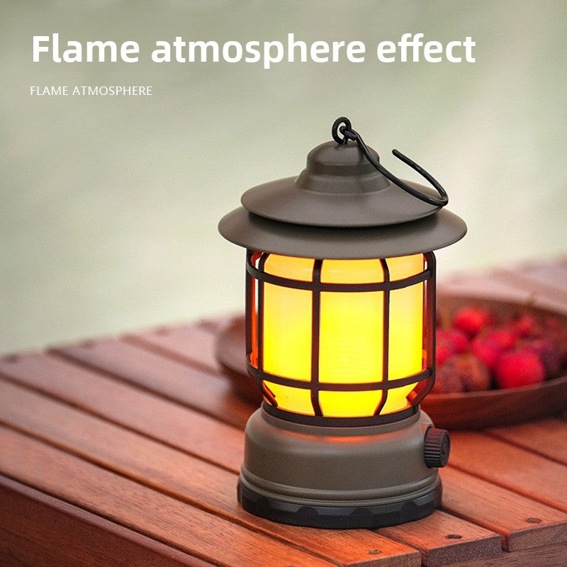 Portable LED camp light and tent light