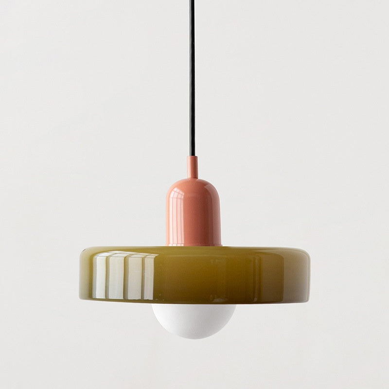 Nordic minimalist bedside glass lamp
