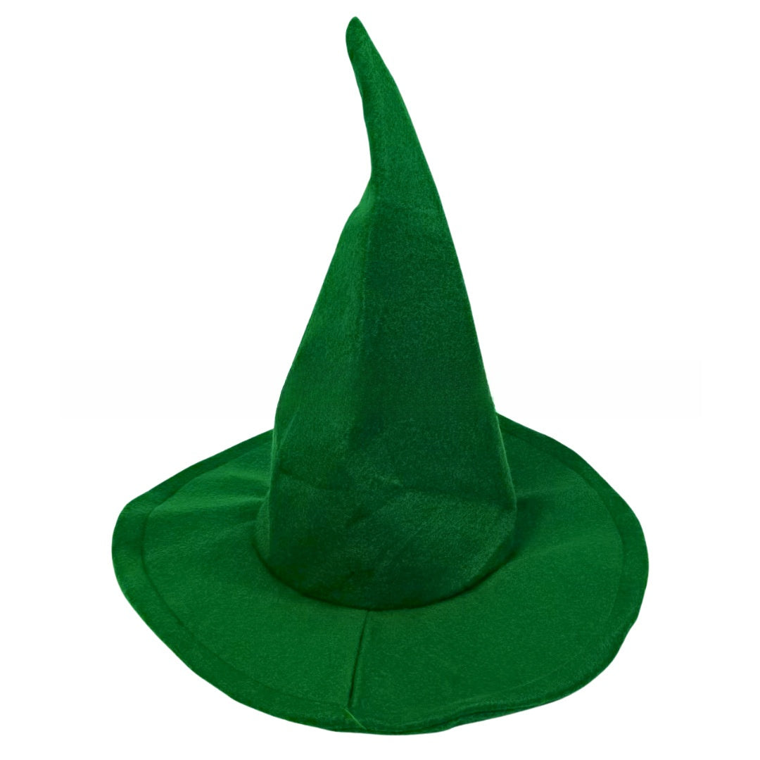 Velvet Witch Hat with Decorations for Halloween Party Costume Accessory