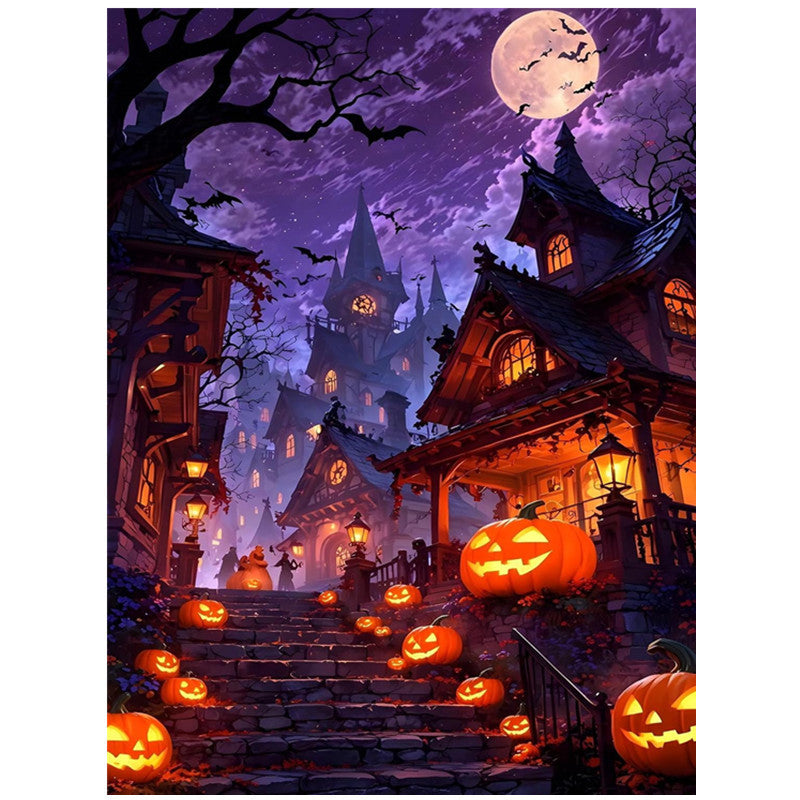 5D Diamond Painting Halloween Decoration DIY Craft