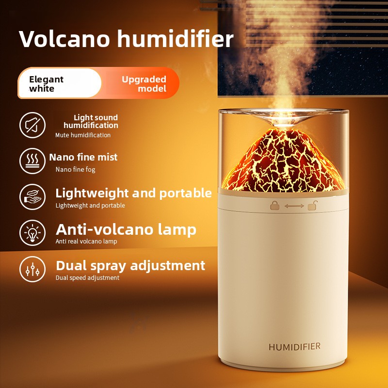 Volcanic Style USB Humidifier with Ambient Light