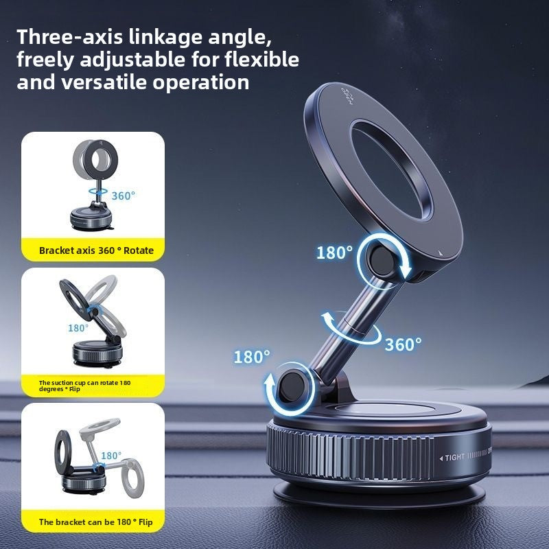 Magnetic Rotating Phone Stand with Suction Base