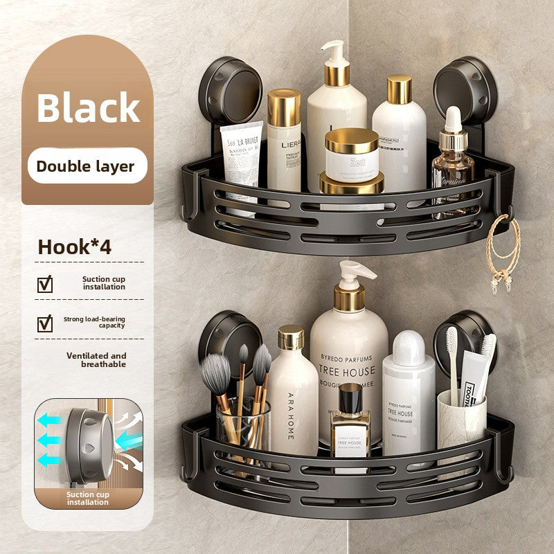 Suction Cup Bathroom Storage Shelf